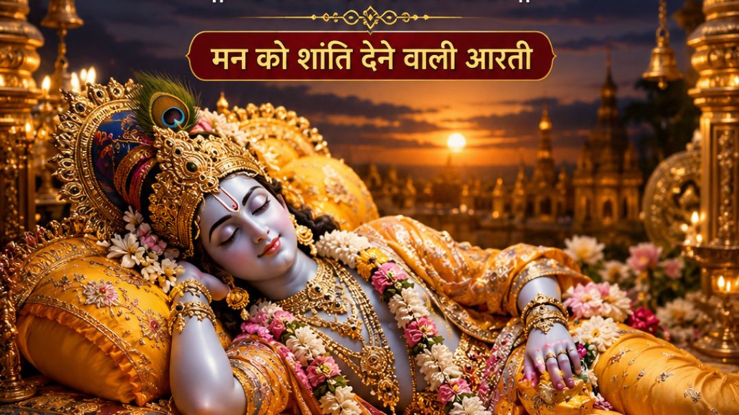 ⁣🌙_संध्या_शयन_आरती_🙏_आज_की_दिव्य_शयन_आरती___मन_को_शांति_देने_वाली_आरती___Daily_Darshan_2026(360p)