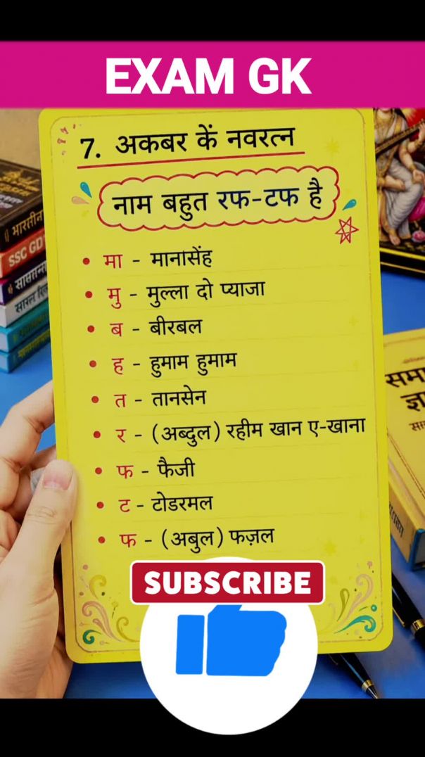 अकबर के नवरत्न