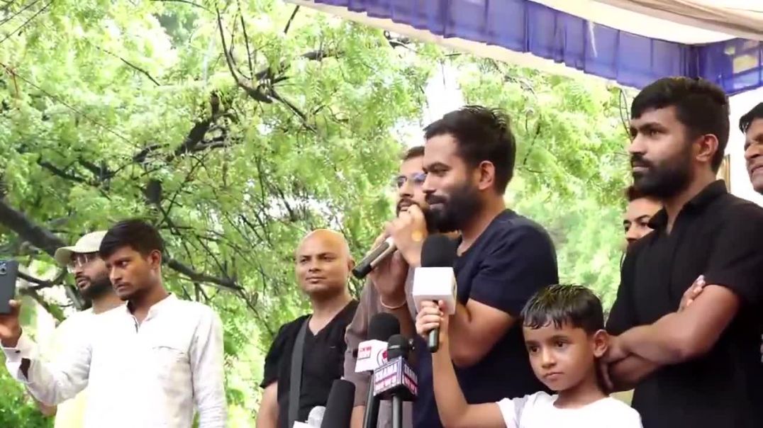 ⁣CJP Leader Abhijeet Dipke threatens Delhi Police and Govt against his Arrest