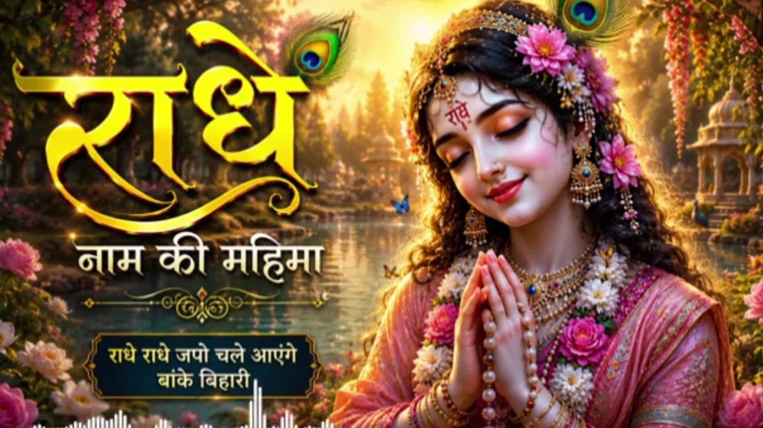 ⁣राधे नाम की महिमा भजन