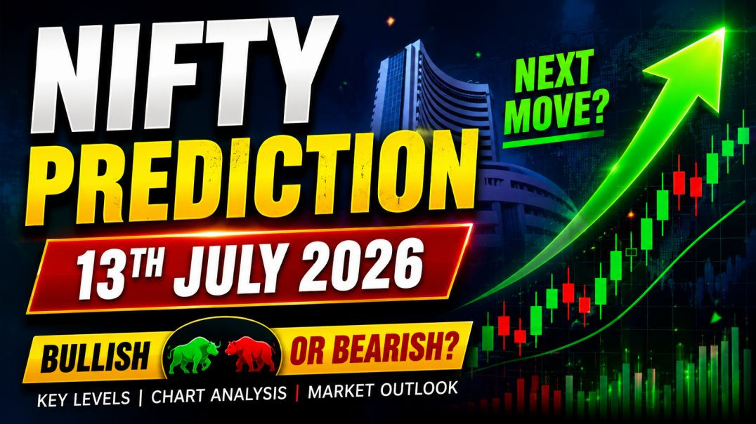 ⁣NIFTY PREDICTION ON 13TH JULY 2026🔵STOCK MARKET PLANNER