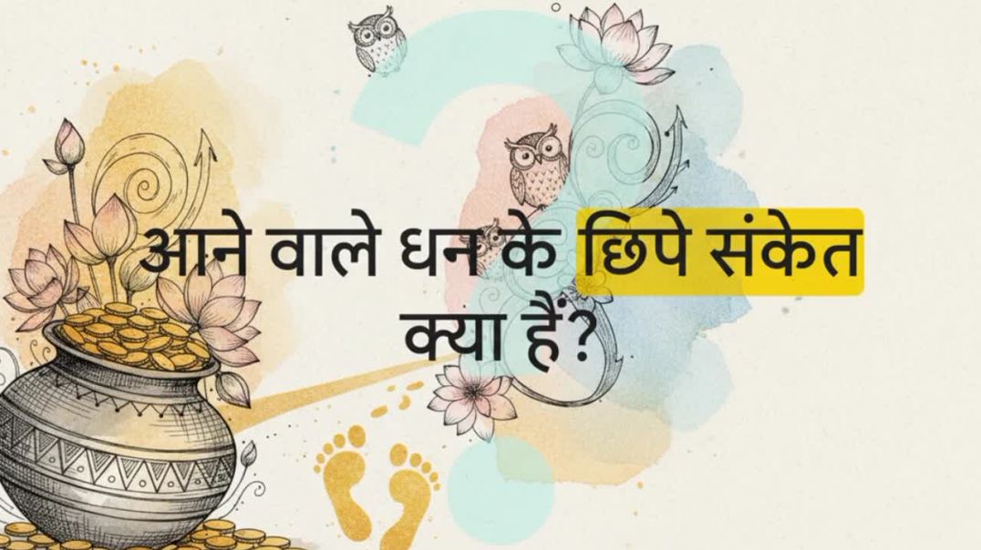 ⁣Lakshmi aagman ke panch sanket