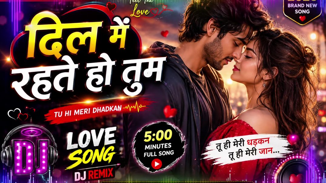 ⁣तू ही मेरी धड़कन ❤️ | New Romantic DJ Love Song 2026 | Hindi Love Remix | Heart Touching Love Song