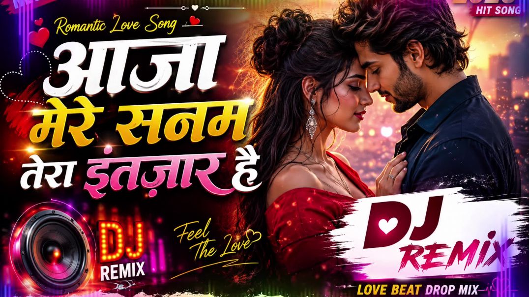⁣आजा मेरे सनम ❤️ तेरा इंतज़ार | New Romantic Love Song 2026 | DJ Remix | Hindi Love Song