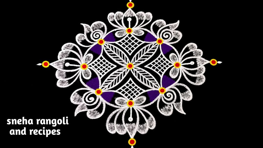 ⁣🌺 Easy & Attractive Rangoli Design 2026 | New Trending Traditional Floor Art 🌸