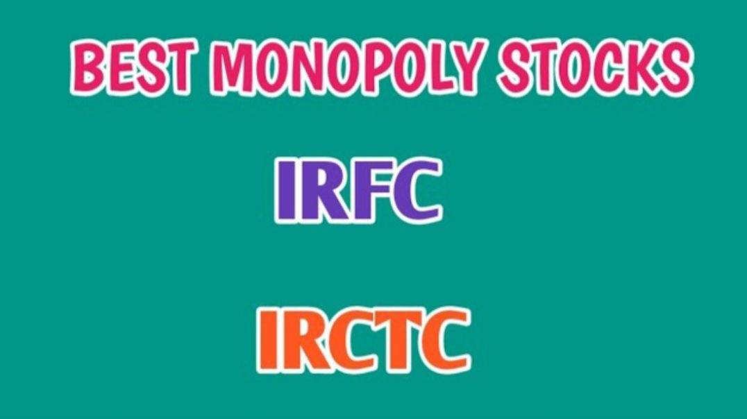 ⁣BEST MONOPOLY STOCKS IN INDIA☆IRFC STOCK ANALYSIS☆IRCTC STOCK ANALYSIS @ STOCK MARKET PLANNER