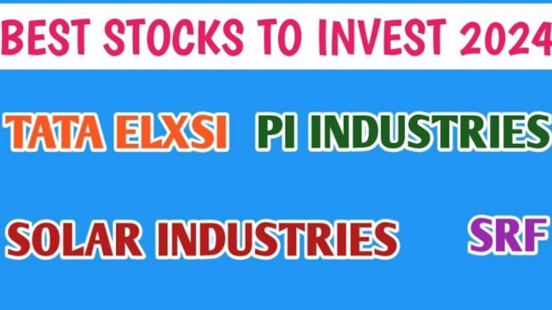 ⁣BEST STOCKS TO INVEST IN 2024■TATA ELXSI■PI INDUSTRIES■SOLAR INDUSTRIES SHARE @ STOCK MARKET PLANNER