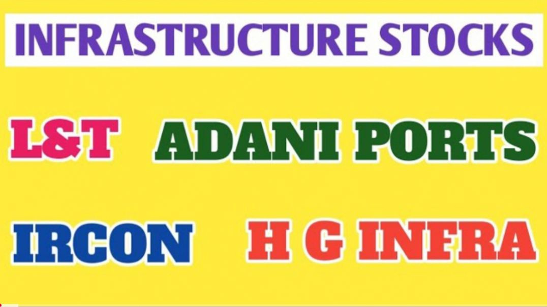 ⁣INFRASTRUCTURE STOCKS 2024●LARSEN AND TOUBRO SHARE●H G INFRA●IRCON●ADANI PORTS @STOCK MARKET PLANNER