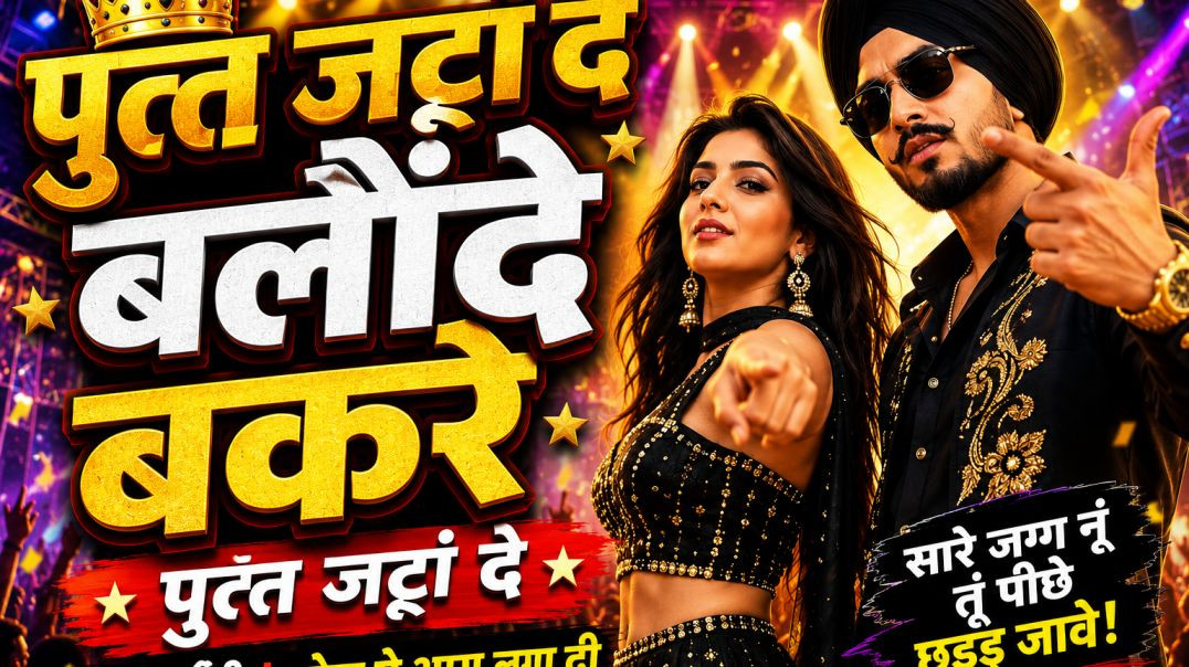 ⁣Putt Jattan De Blonde Bakre | Punjabi DJ Remix Song 2025 | Aashu DJ Mix | Bass Boosted