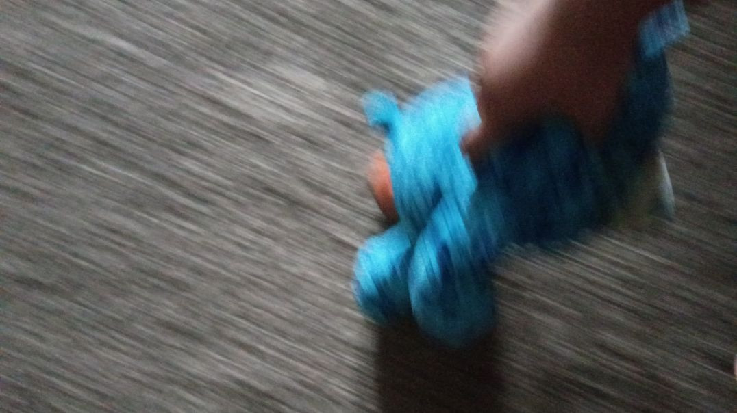 ⁣Blue bear is chasing us for the 2nd video!
