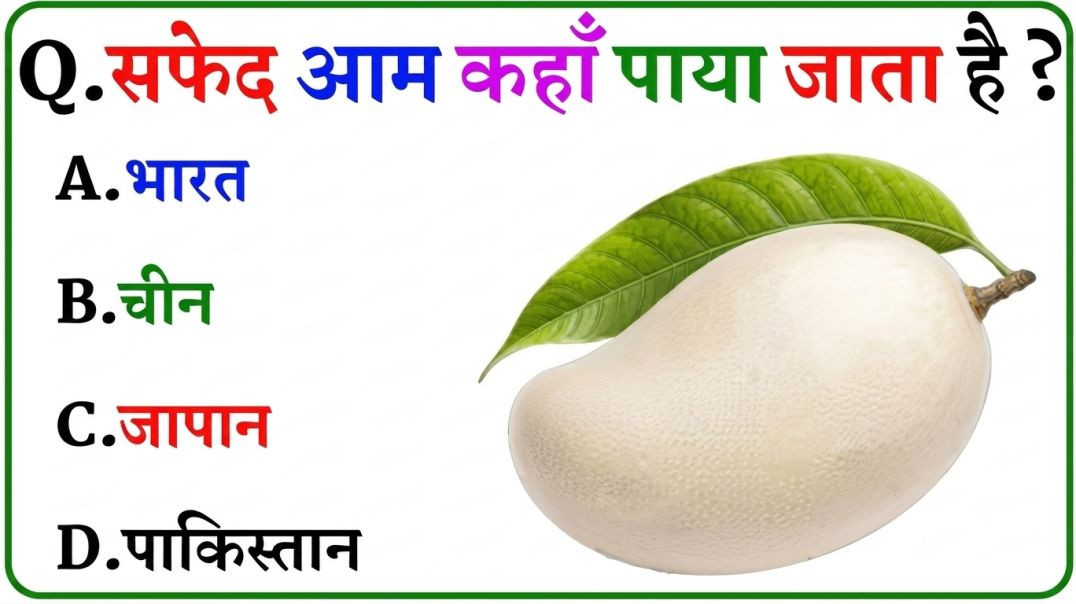 ⁣GK Question || GK In Hindi || GK Question and Answer || GK Quiz || Riya Rawani ||