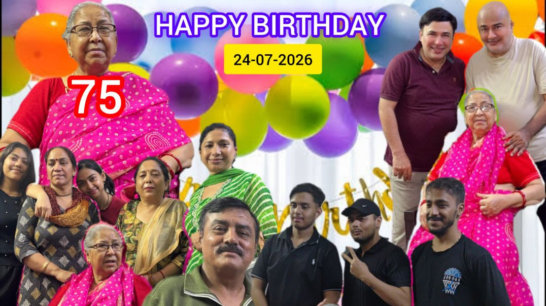 ⁣HAPPY BIRTHDAY❤️CELEBRATION OF KAMLA NEGI🤩WITH FAMILY😍