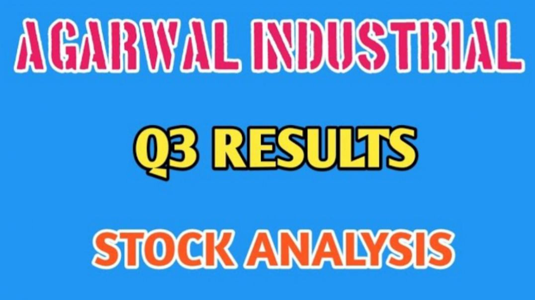 ⁣AGARWAL INDUSTRIAL SHARE LATEST NEWS●AGARWAL INDUSTRIAL Q3 RESULTS @ STOCK MARKET PLANNER (1)