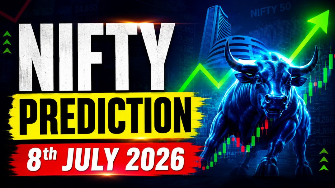 ⁣NIFTY PREDICTION ON 8TH JULY 2026