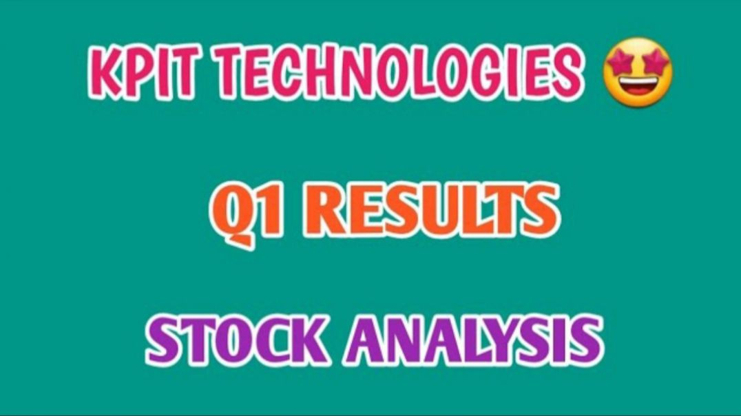 ⁣KPIT TECHNOLOGIES Q1 RESULTS🔴KPIT TECHNOLOGIES STOCK ANALYSIS🔴Q1 RESULTS @ STOCK MARKET PLANNER