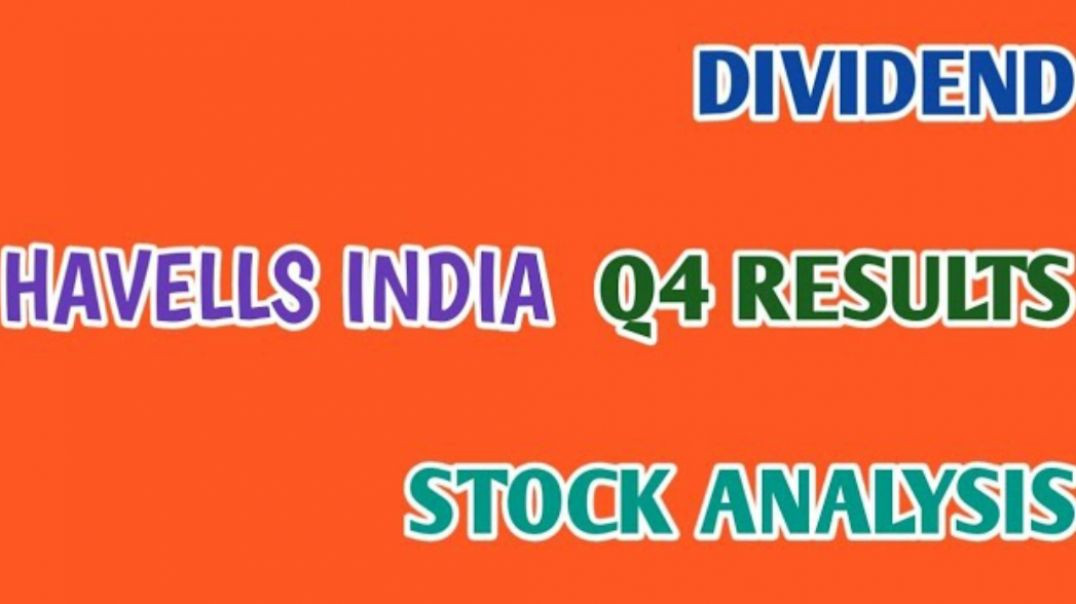 ⁣HAVELLS INDIA Q4 RESULTS●HAVELLS INDIA STOCK ANALYSIS●DIVIDEND●Q4 RESULTS @ STOCK MARKET PLANNER