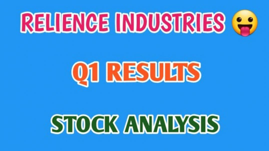 RELIANCE INDUSTRIES Q1 RESULTS🔴RELIANCE INDUSTRIES STOCK ANALYSIS🔴Q1 RESULTS @ STOCK MARKET PLANNER