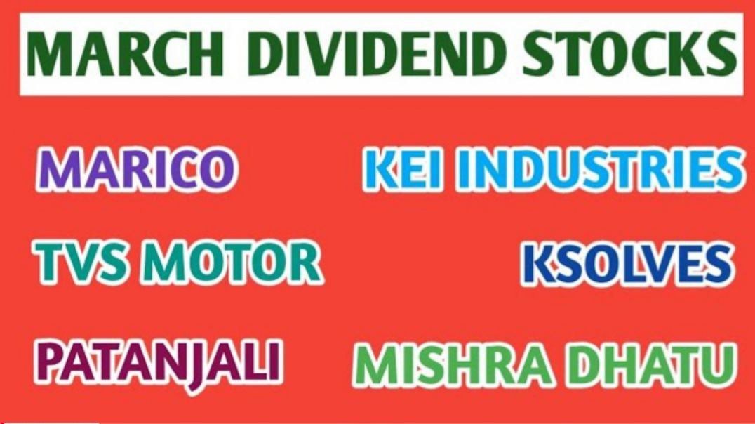 ⁣MARCH DIVIDEND STOCKS 2024●KEI INDUSTRIES●MISHRA DHATU●KSOLVES @ STOCK MARKET PLANNER