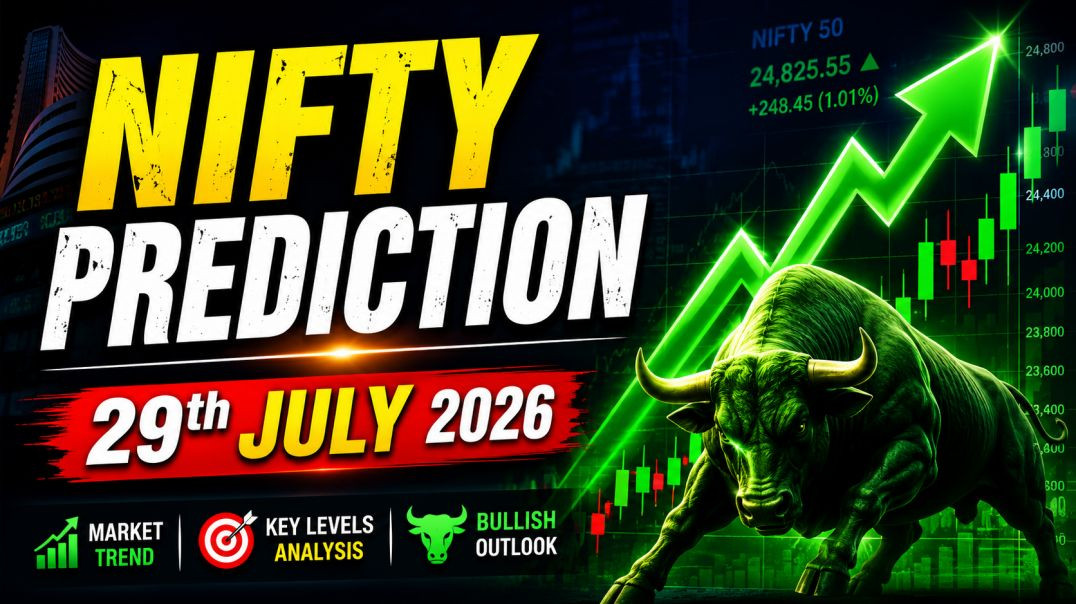 ⁣NIFTY PREDICTION ON 29TH JULY 2026