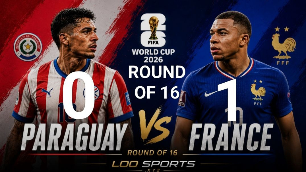 ⁣FRANCE 1 VS 0 PARAGUAY FIFA WORLD CUP ROUND OF 16 FOOTBALL MATCH HIGHLIGHTS