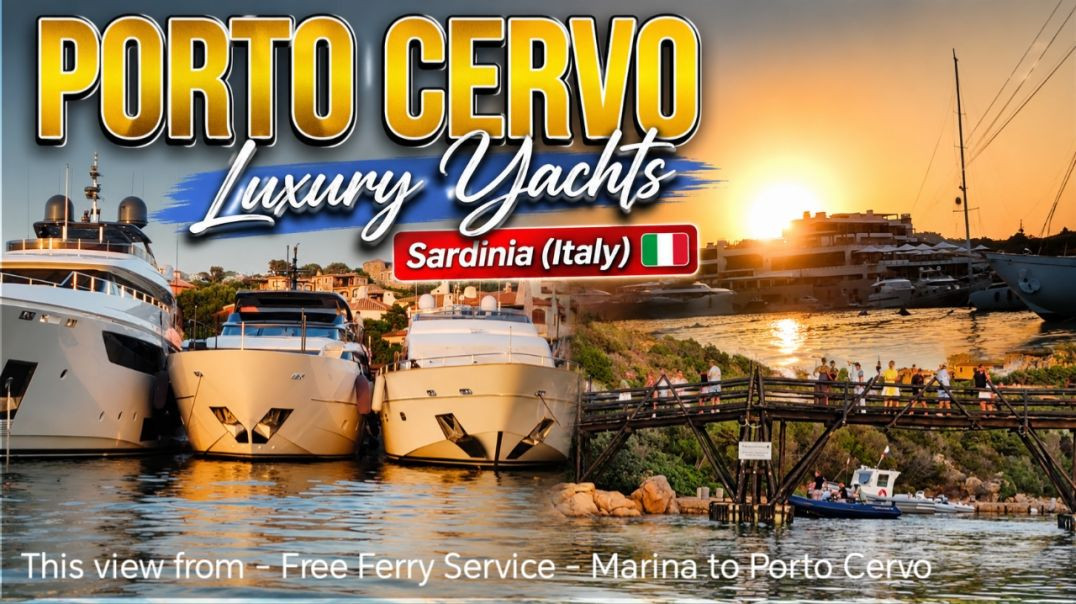 ⁣PORTO CERVO का Luxury Yachts - Sardinia, Italy
