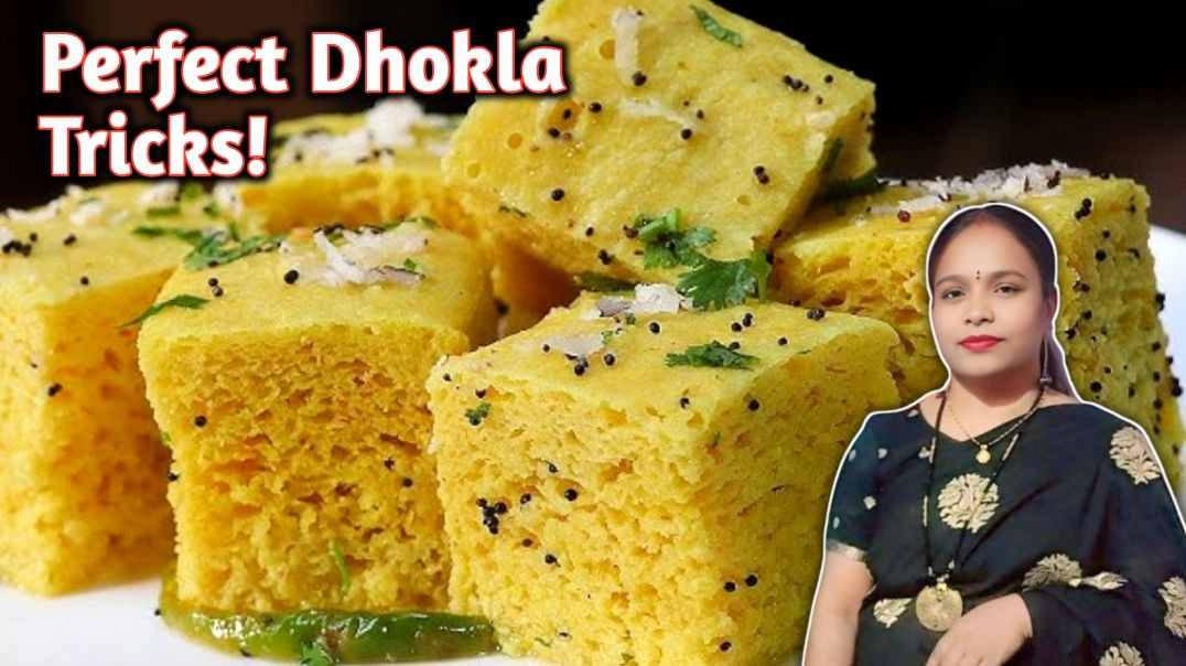 ⁣💛 Cotton Soft Khaman Dhokla 😍 No-Fail Secret! #shorts #viral #recipe