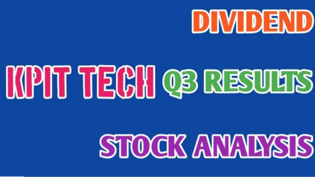 ⁣KPIT TECHNOLOGIES RESULTS●Q3 RESULTS●KPIT TECHNOLOGIES STOCK ANALYSIS @ STOCK MARKET PLANNER