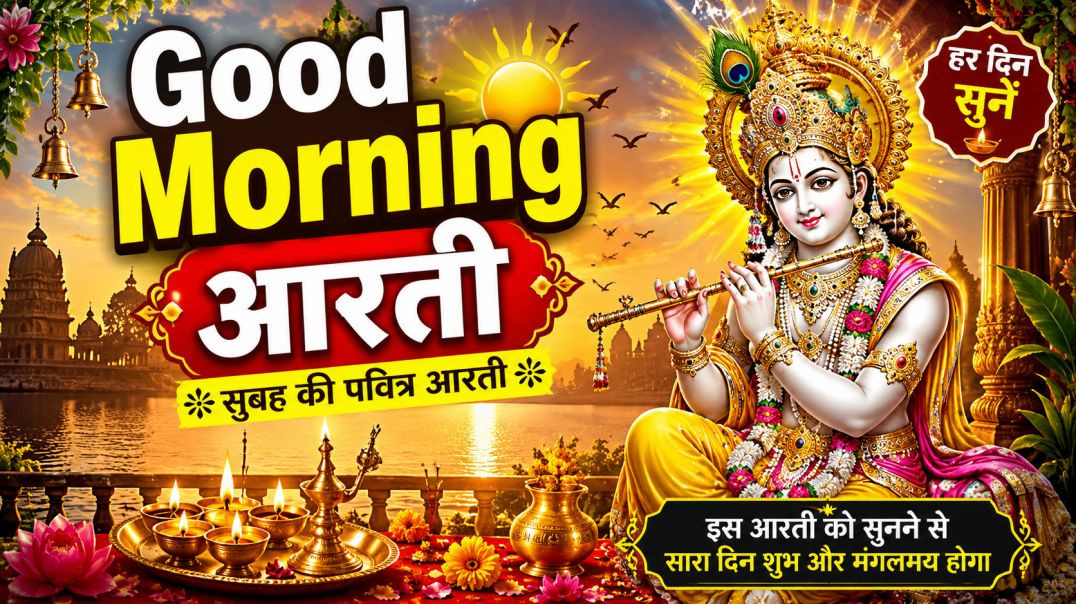 ⁣यह Good Morning Aarti आपके जीवन में सुख, शांति, समृद्धि और सकारात्मक ऊर्जा लेकर आए।