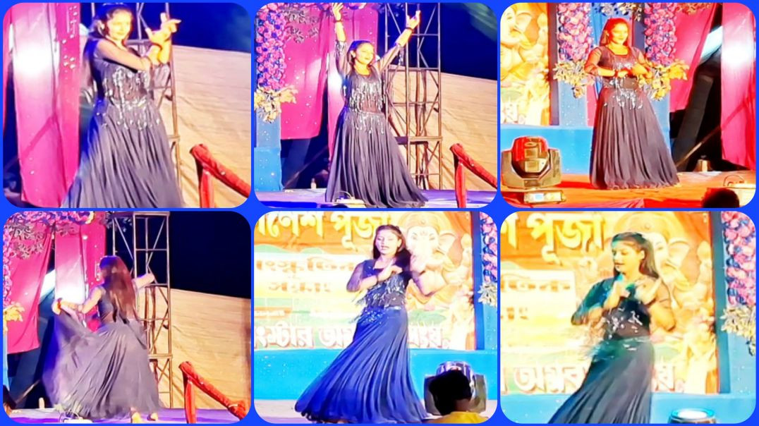 ⁣Shyamero Banshi Baje ll Dance Hungama ll MistiAnu ll Village fair Dance Program