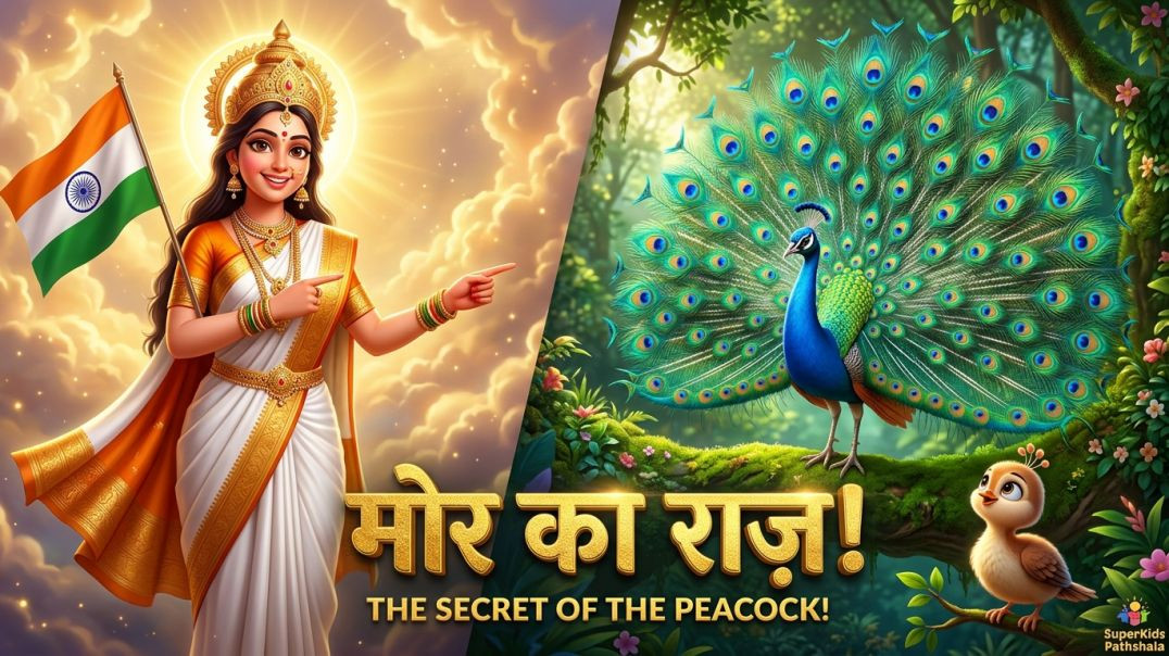 ⁣भारत का राष्ट्रीय पक्षी: मोर | Peacock Science & Facts | National Bird of India | Gyan Ki Potli