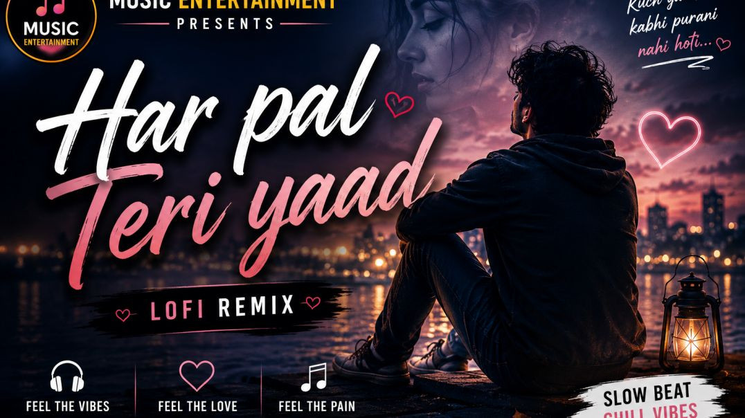 ⁣Har Pal Teri Yaad ❤️ | LoFi Remix | Heart Touching Hindi Love Song 2026 | Music Entertainment