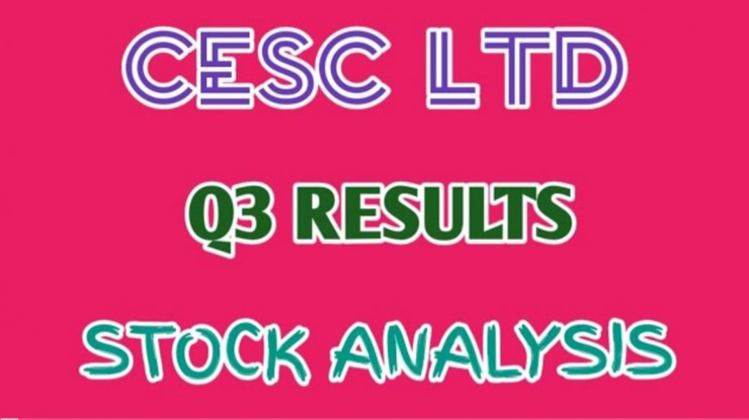 ⁣CESC Q3 RESULTS●CESC STOCK ANALYSIS●DIVIDEND●CESC LTD @ STOCK MARKET PLANNER