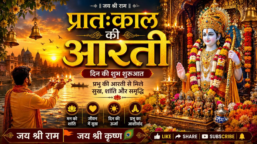 ⁣🌸_प्रातःकाल_की_दिव्य_आरती___सुबह_की_मंगल_आरती___Daily_Morning_Aarti___Bhakti_Bhajan_2026(360p)