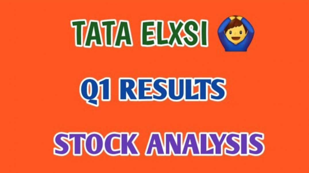 ⁣TATA ELXSI Q1 RESULTS🔴TATA ELXSI STOCK ANALYSIS🔴TATA ELXSI🔴Q1 RESULTS @ STOCK MARKET PLANNER