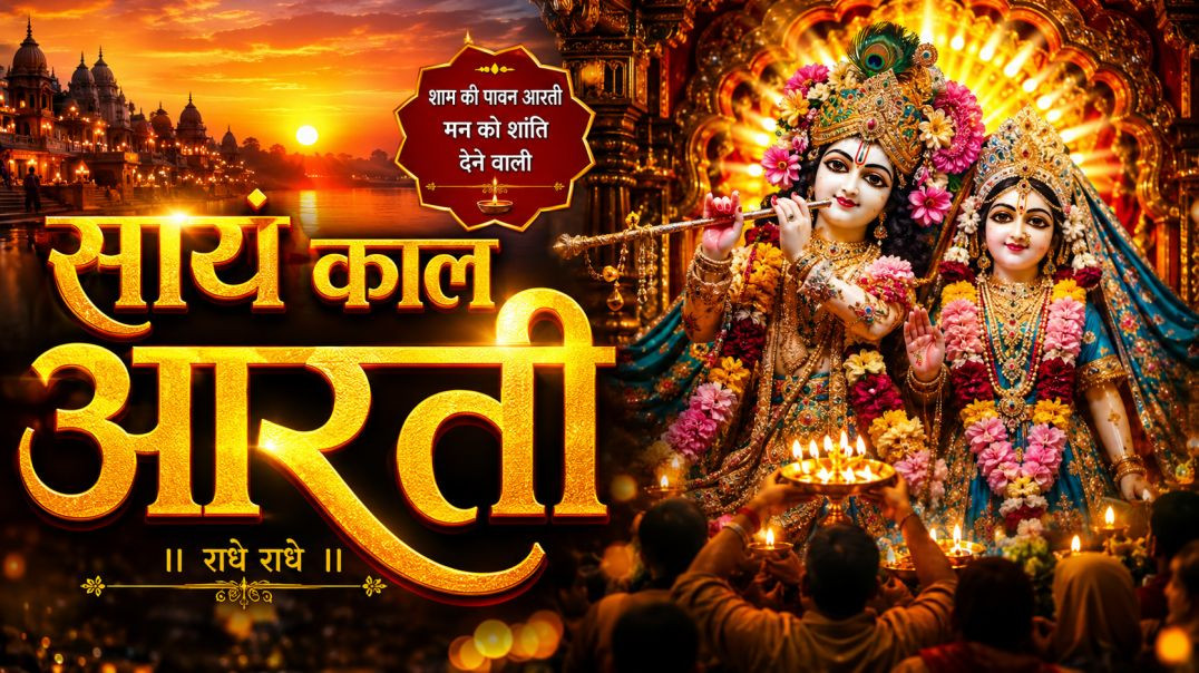 ⁣🌙_सायं_काल_आरती_🙏___मन_को_शांति_देने_वाली_दिव्य_संध्या_आरती___Daily_Evening_Aarti___Bhakti_2026(360p