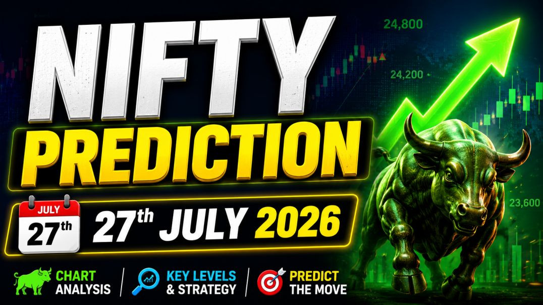 ⁣NIFTY PREDICTION ON 27TH JULY 2026🙏STOCK MARKET PLANNER