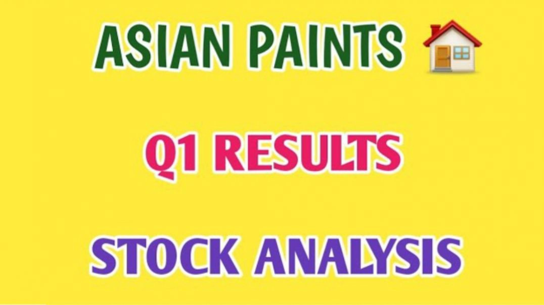 ⁣ASIAN PAINTS Q1 RESULTS 2024🔴ASIAN PAINTS STOCK ANALYSIS🔴ASIAN PAINTS SHARE @ STOCK MARKET PLANNER