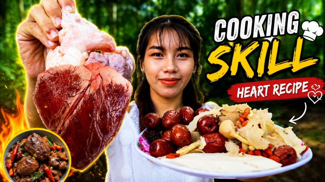 ⁣Yummy Heart Recipe | Delicious & Unique Cooking Idea ❤️