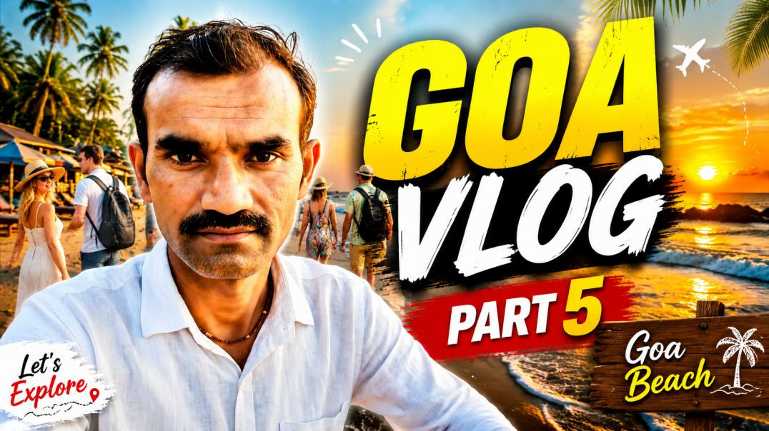 ⁣Goa beach vlog🌴🌳travel vlog 2026