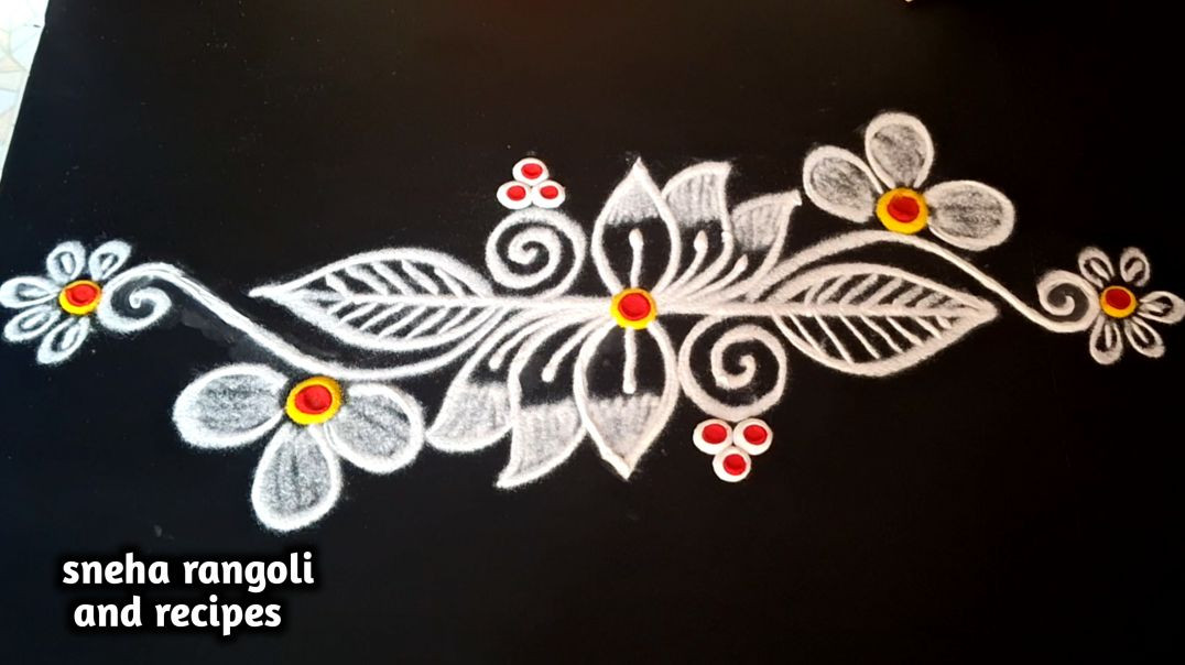 ⁣🌸 New Trending Rangoli Design 2026 ✨ Easy Festival Rangoli | Beautiful Kolam for Beginners 🪔