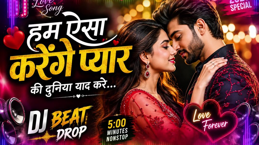 ⁣❤️ हम ऐसा करेंगे प्यार | New DJ Romantic Love Song 2026 | Hindi Love Remix | High Energy DJ Song | O