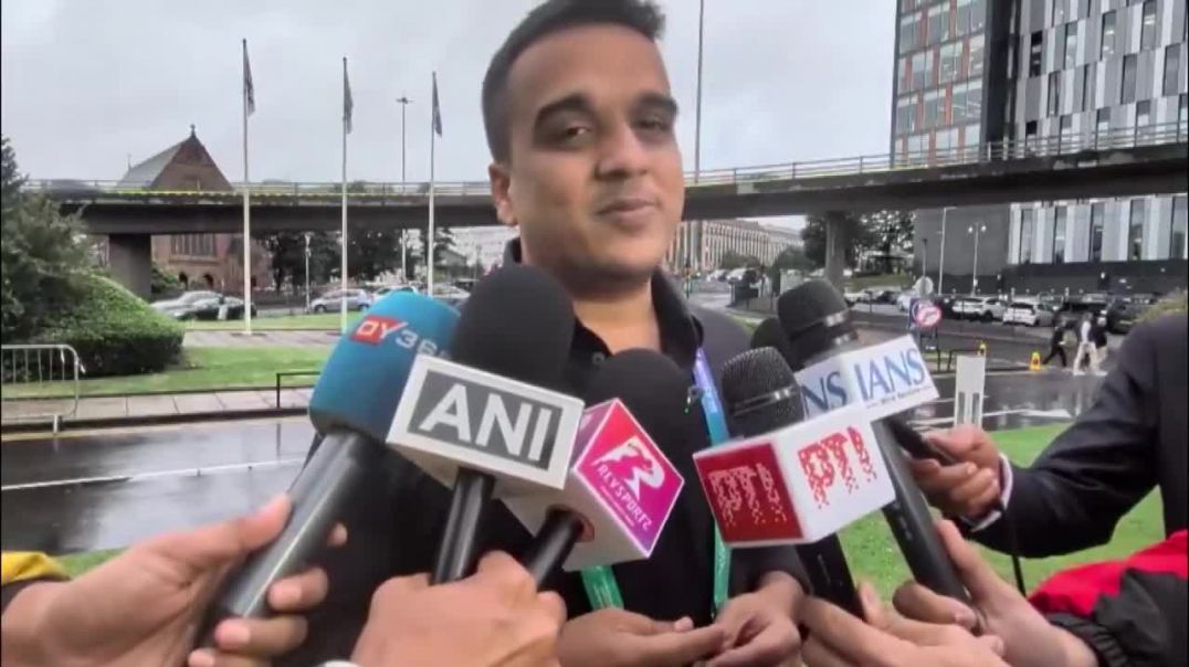 ⁣Gujarat Dy CM & HM Harsh Sanghvi wishes good luck to all players for 2030 games