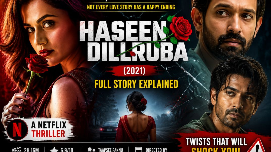 ⁣Haseen Dillruba (2021) Hindi Thriller Movie