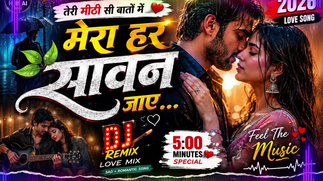 ⁣तेरे इश्क़ की बारिश ❤️ | New Romantic DJ Love Song 2026 | Heart Touching Hindi Love Remix