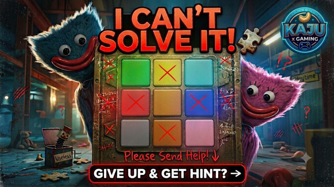⁣I Can’t Solve This Color Puzzle in Poppy Playtime...