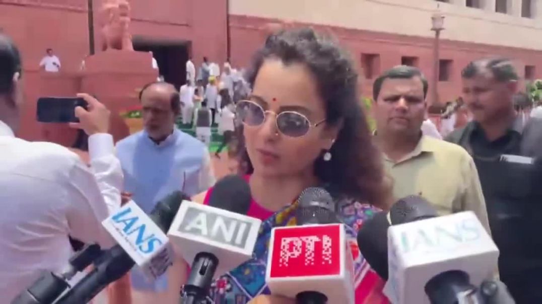 ⁣MP Kangana Ranaut talks about intentions of Opposition and the ruckus they're creating in the