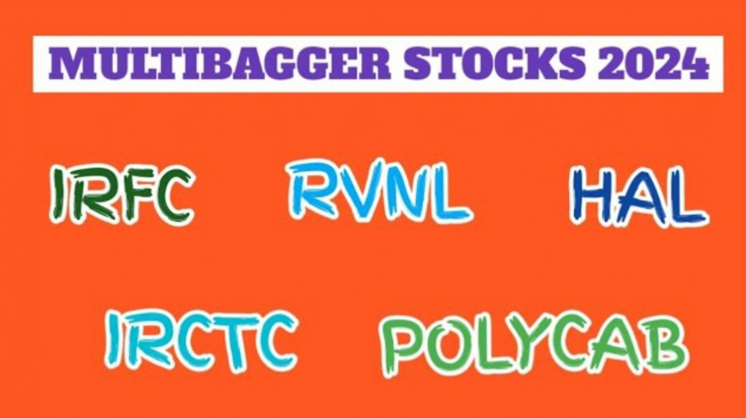 ⁣MULTIBAGGER STOCKS 2024●IRFC●POLYCAB●RVNL●IRCTC SHARE●HAL SHARE @ STOCK MARKET PLANNER