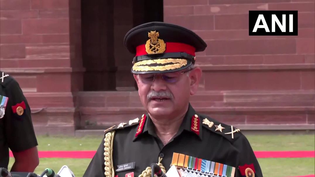 ⁣COAS Gen Upendra Dwivedi on his final day as Chief and Indian Army man