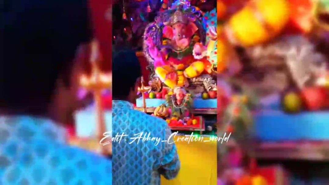 ⁣Pathar Nagar cha raja visarjan