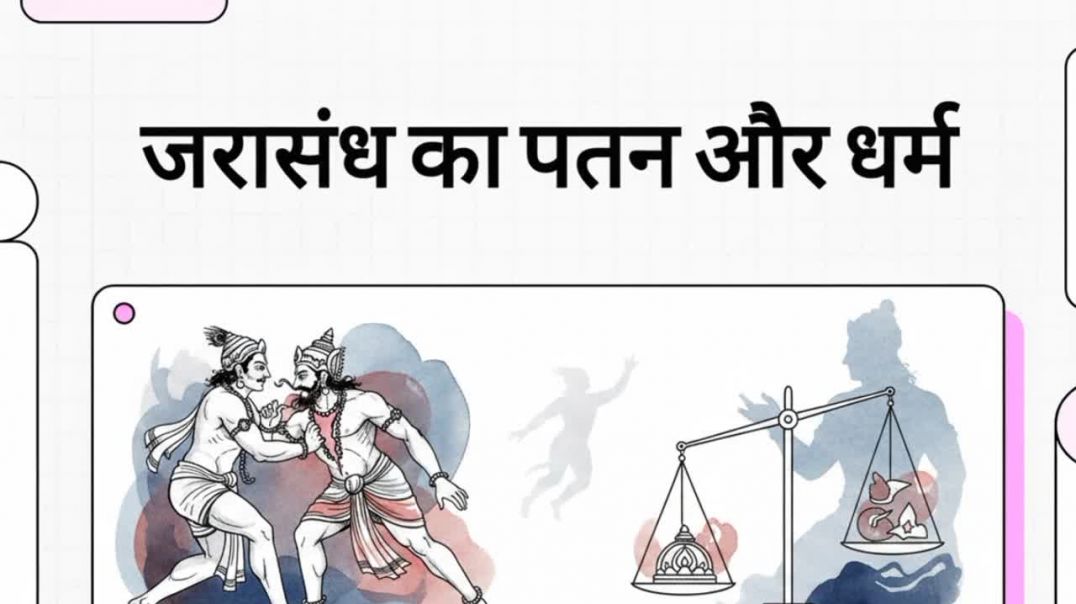 ⁣Jarasandh ka patan aur dharm